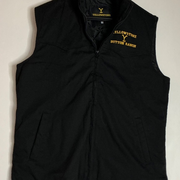 Yellowstone Men’s micro fleece lined vest size M Like New - Picture 4 of 6